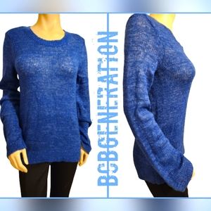 BCBGeneration Pullover sweater Color Blue Size L NWT